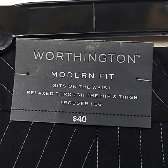Worthington PinstripeTrousers Pants - Picture 3 of 6